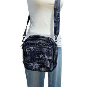 Lug Blue Camouflage Crossbody Bag